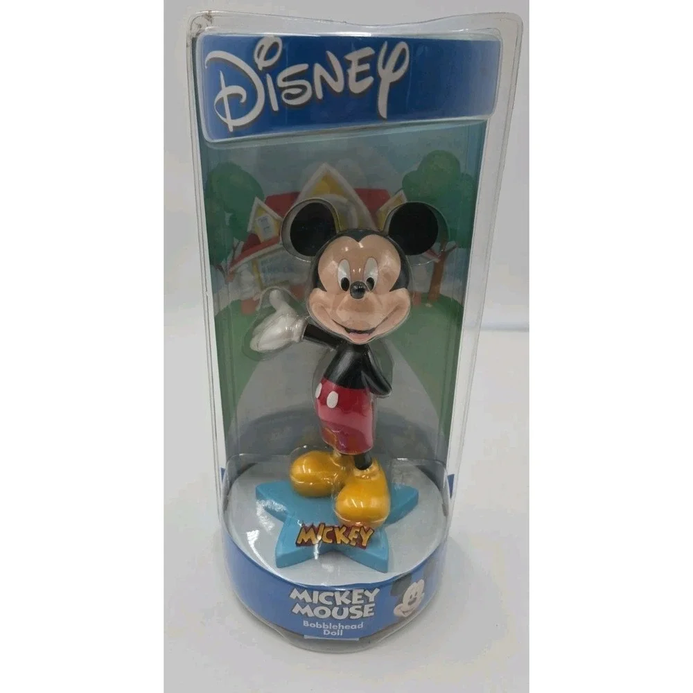 Mickey Mouse STAR BASE Disney Leader of the Club Bobblehead Disneyland  NIP